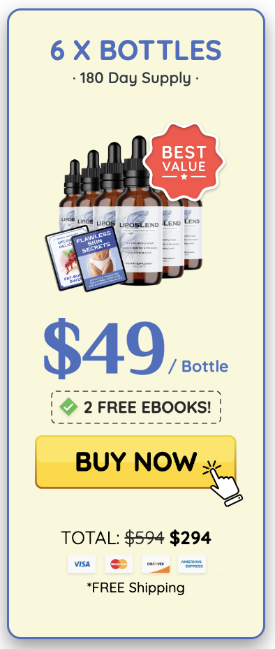 LipoSlend Six Bottle